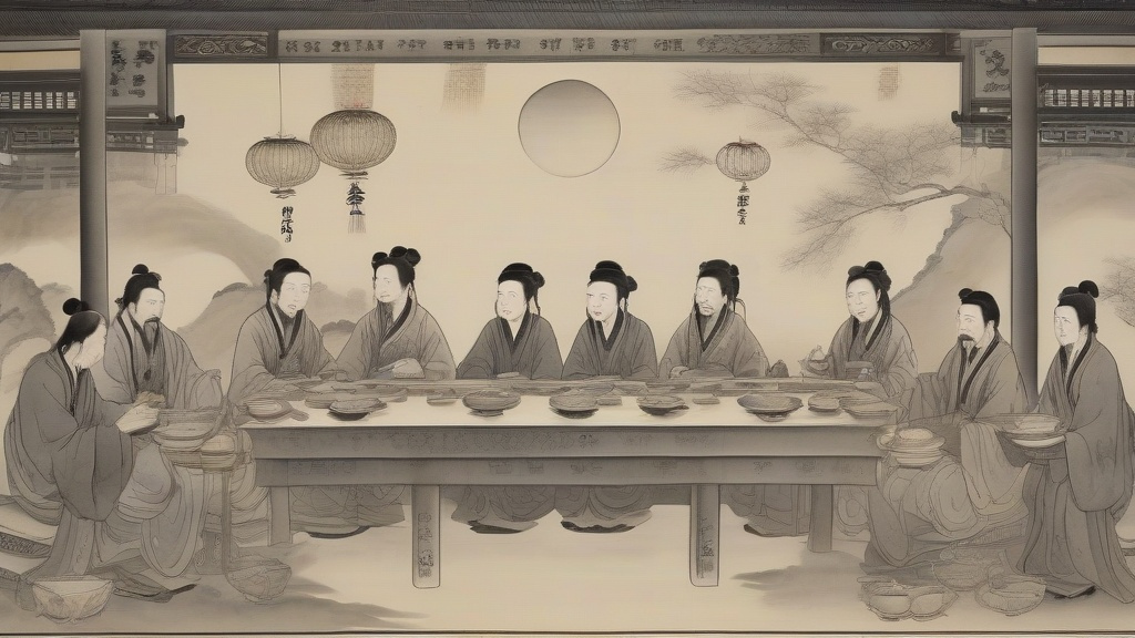 中国酒文化的多维镜像：从礼器到诗魂的千年嬗变