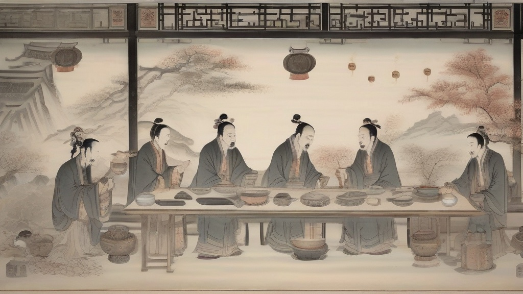 中国酒文化的多维镜像：从礼器到诗魂的千年嬗变