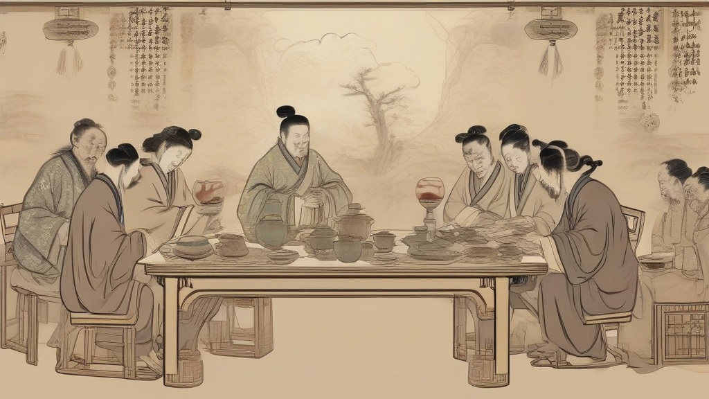 中国酒文化的多维镜像：从礼器到诗魂的千年嬗变