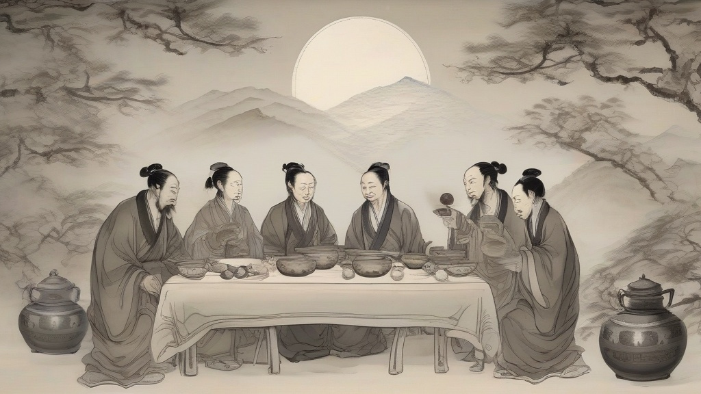 中国酒文化的多维镜像：从器物到精神的千年流转